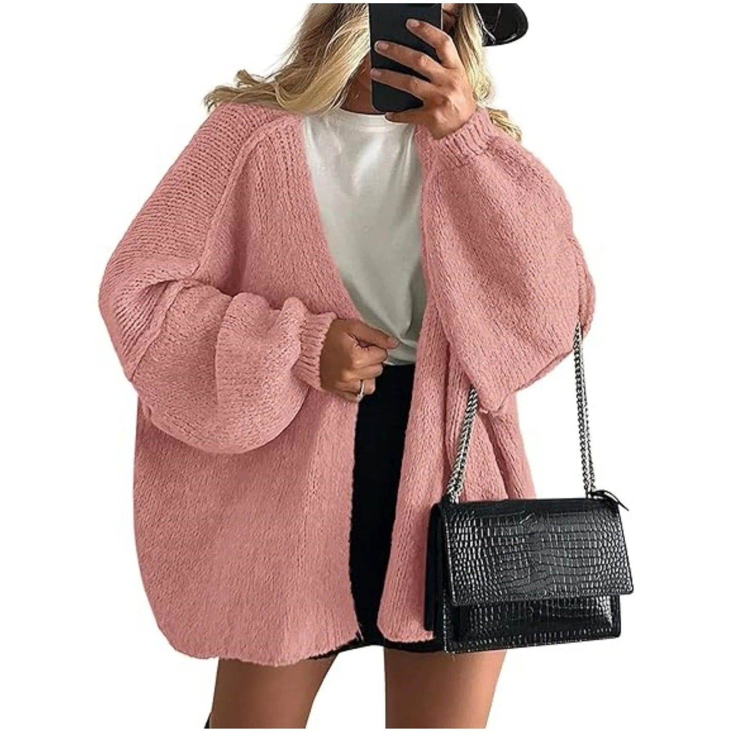 Oversized Knit Cardigan