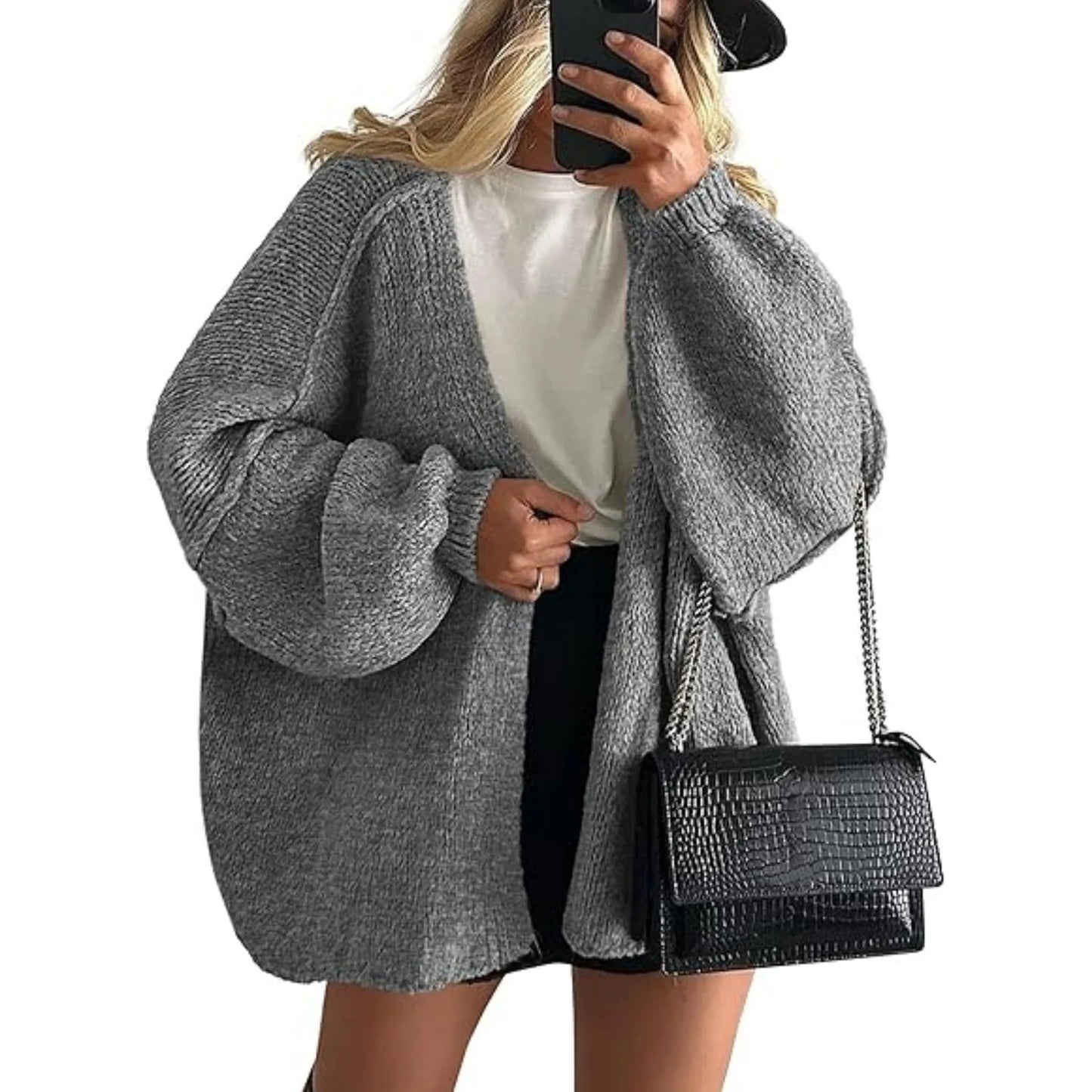 Oversized Knit Cardigan
